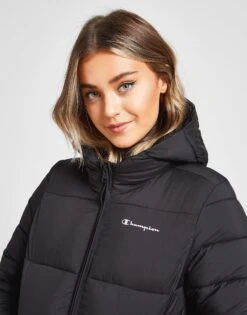 Champion Script Logo Padded Jacket -Nike || The North Face || Adidas Originals Shop jd 374892 e