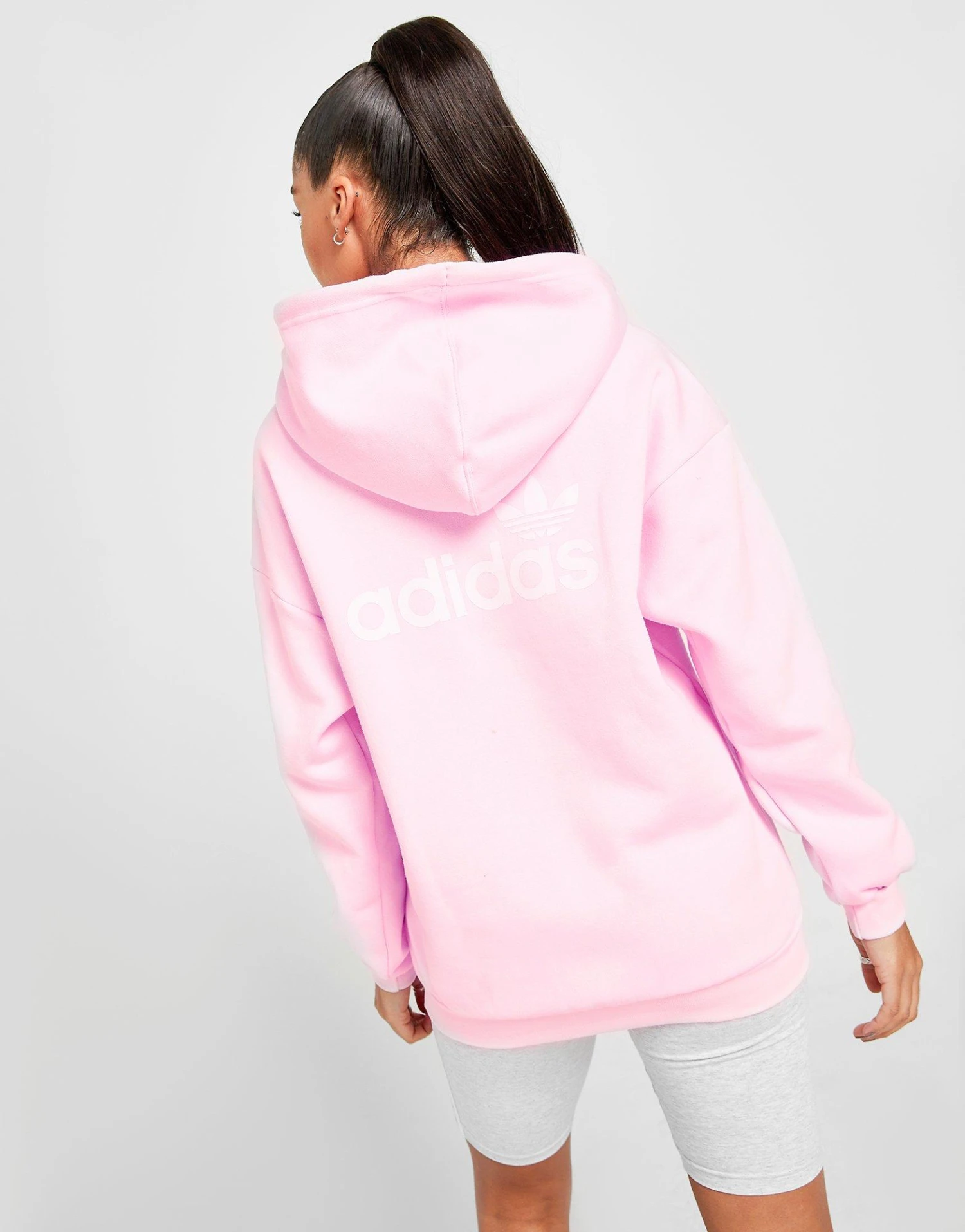 Adidas Originals Linear Fleece Overhead Hoodie 5 Adidas Originals Linear Fleece Overhead Hoodie - Image 3