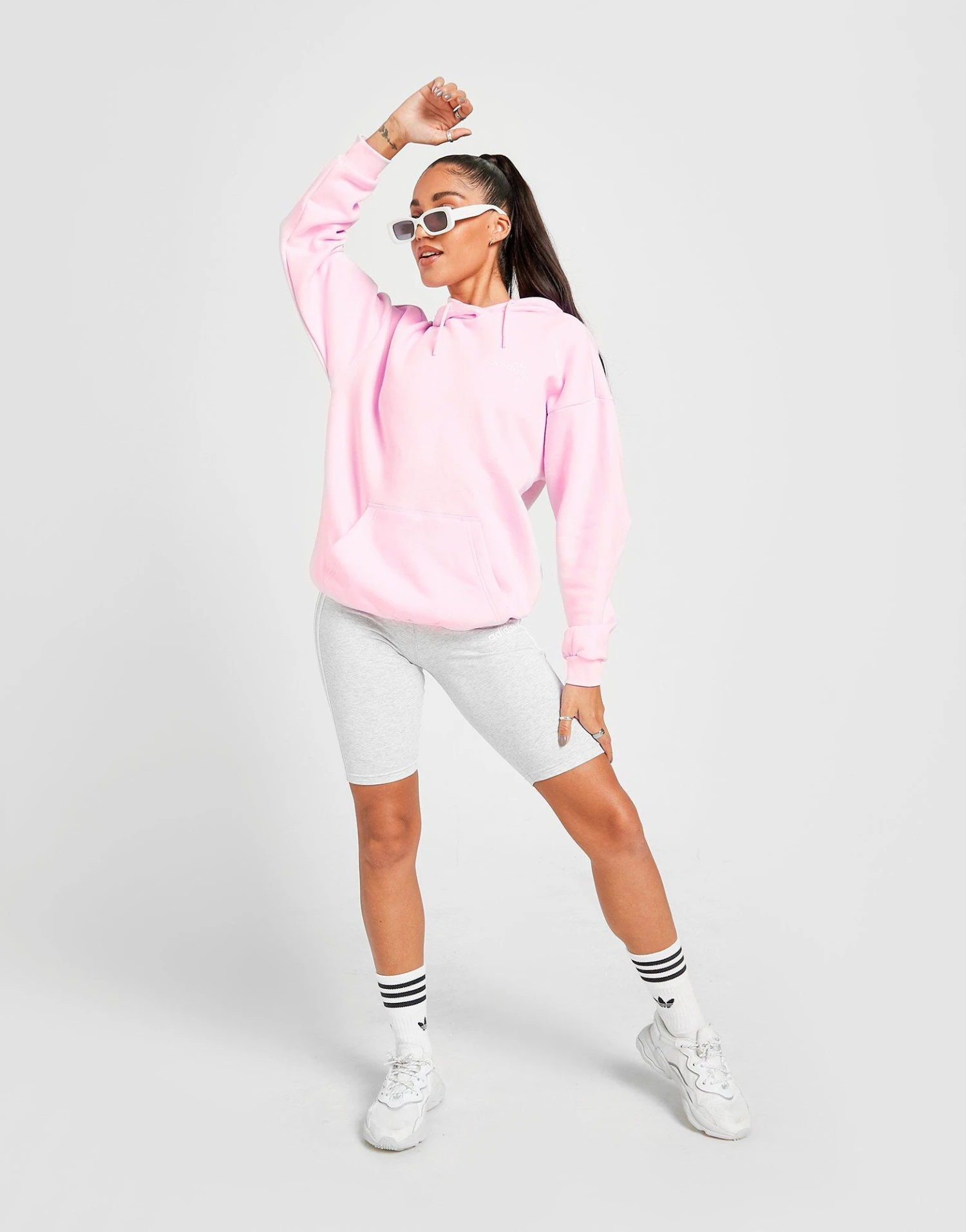 Adidas Originals Linear Fleece Overhead Hoodie 6 Adidas Originals Linear Fleece Overhead Hoodie - Image 4