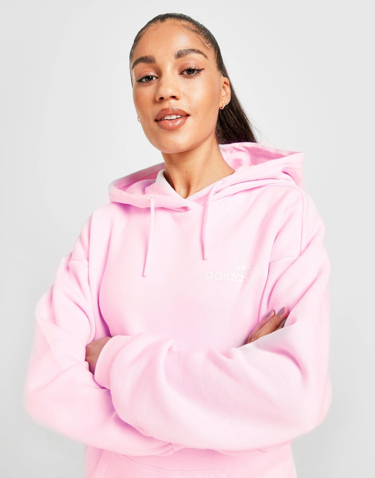 Adidas Originals Linear Fleece Overhead Hoodie 7 Adidas Originals Linear Fleece Overhead Hoodie - Image 5