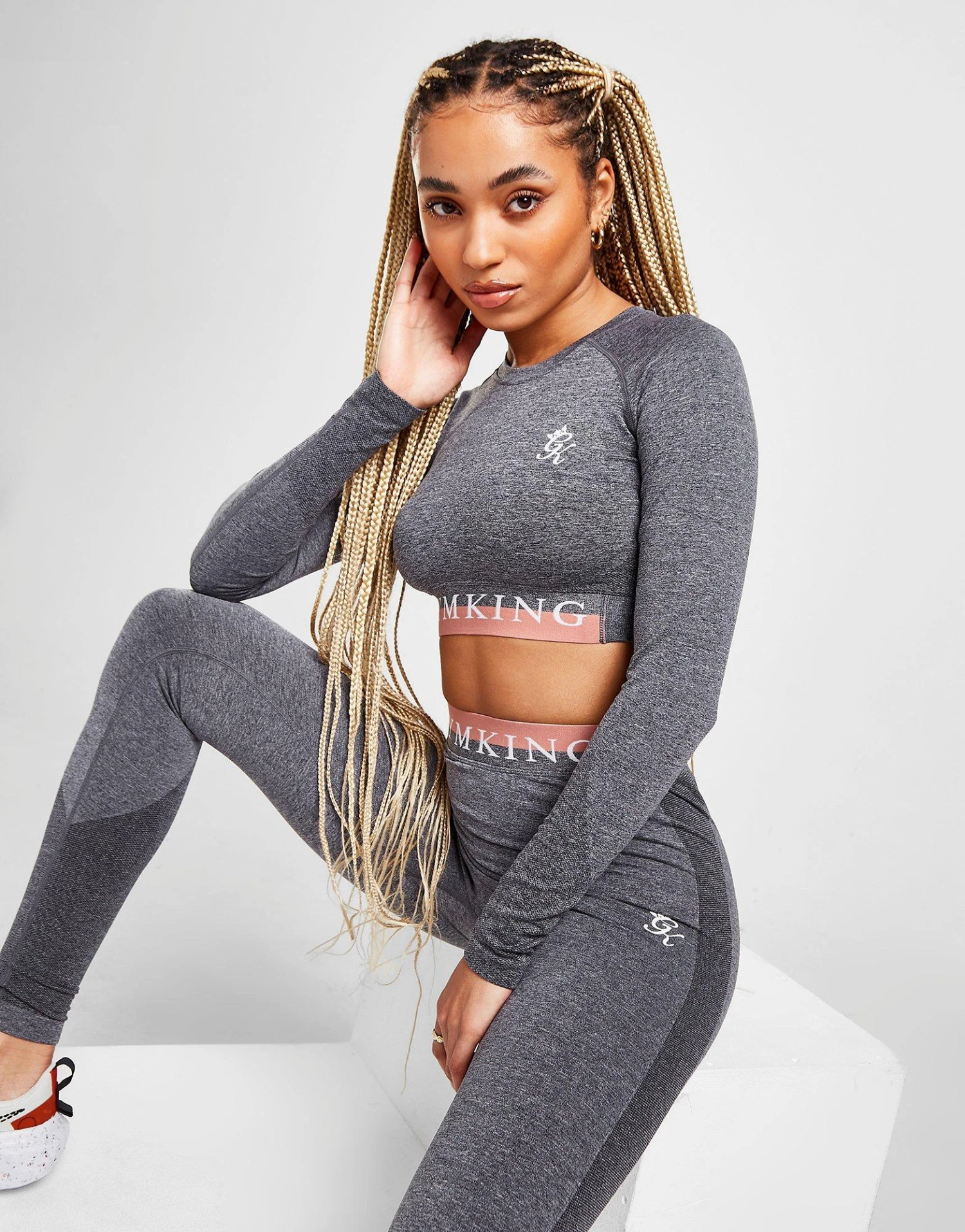 Gym King Seamless Long Sleeve Crop Top 3 Gym King Seamless Long Sleeve Crop Top