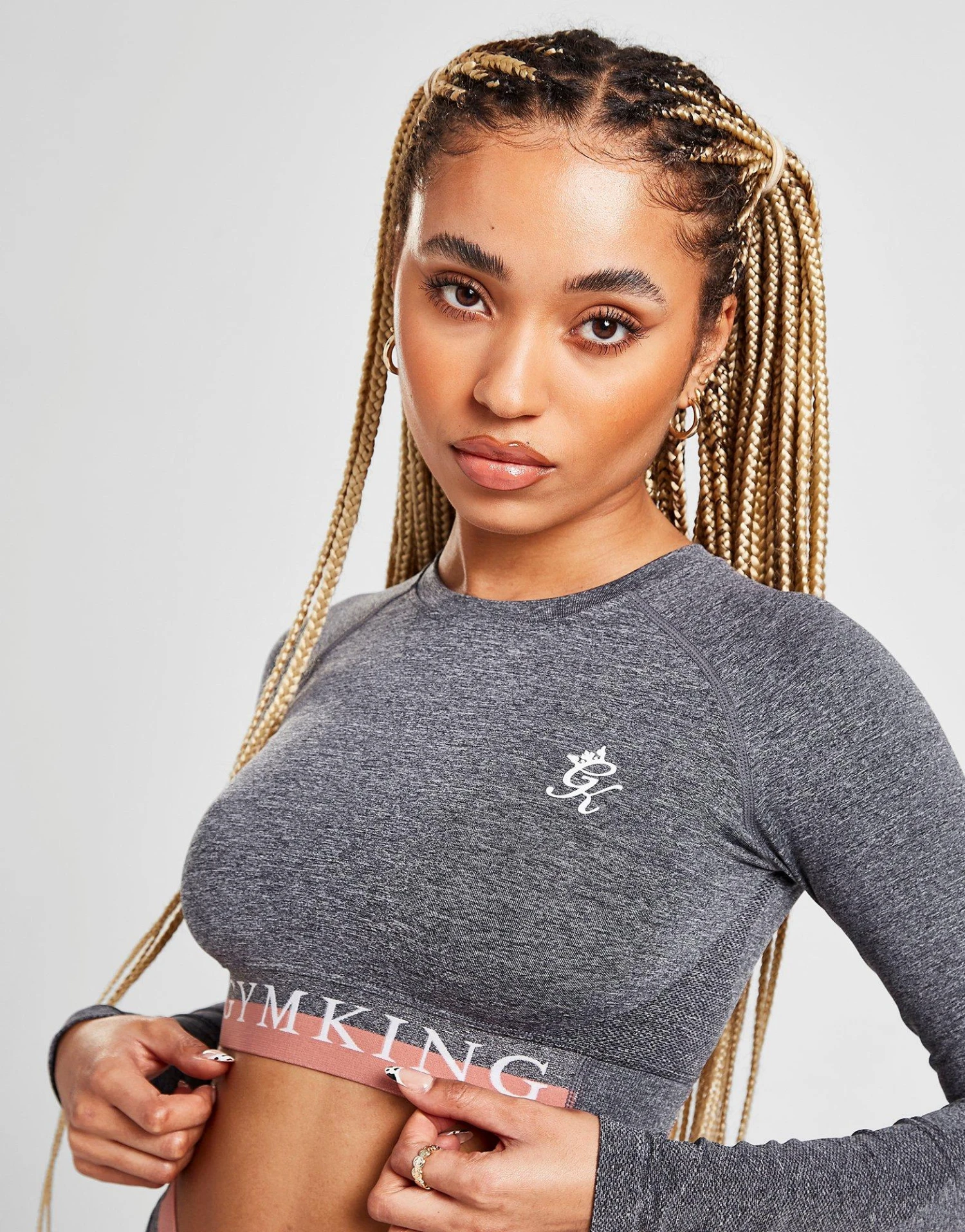 Gym King Seamless Long Sleeve Crop Top 4 Gym King Seamless Long Sleeve Crop Top - Image 2