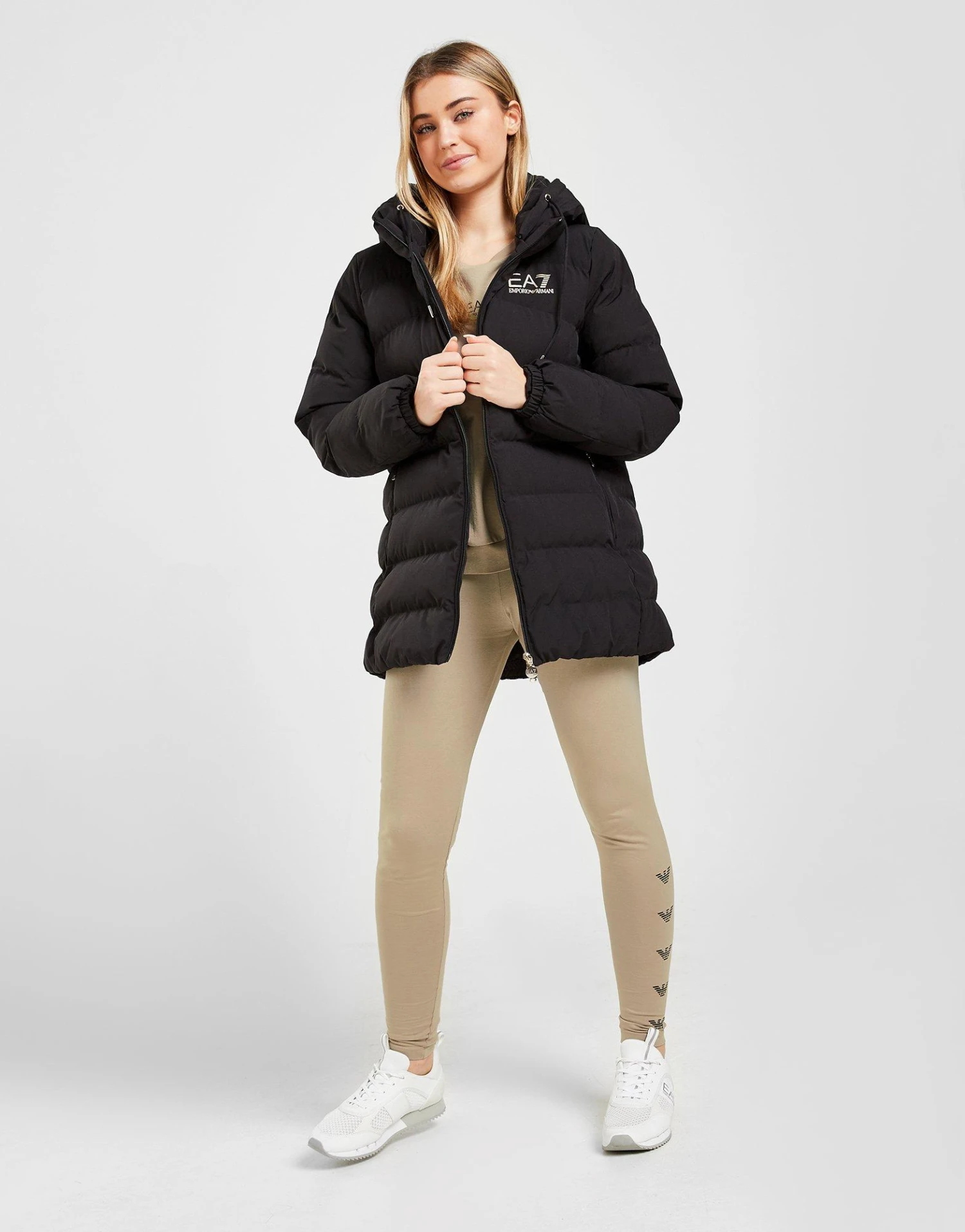 Emporio Armani EA7 Padded Logo Mid Jacket 4 Emporio Armani EA7 Padded Logo Mid Jacket - Image 2