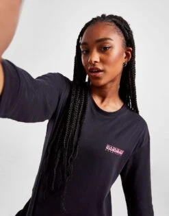 Napapijri Back Graphic Long Sleeve T-shirt