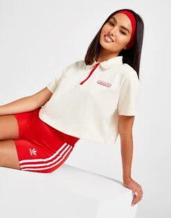 Adidas Originals Resort Crop Polo Shirt
