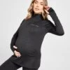 Pink Soda Sport Maternity Core 1/4 Zip Top