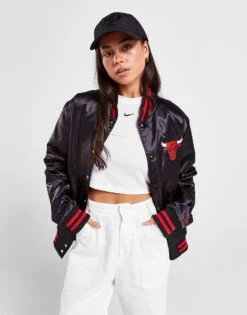 New Era NBA Chicago Bulls Satin Bomber Jacket -Nike || The North Face || Adidas Originals Shop jd 615598 e
