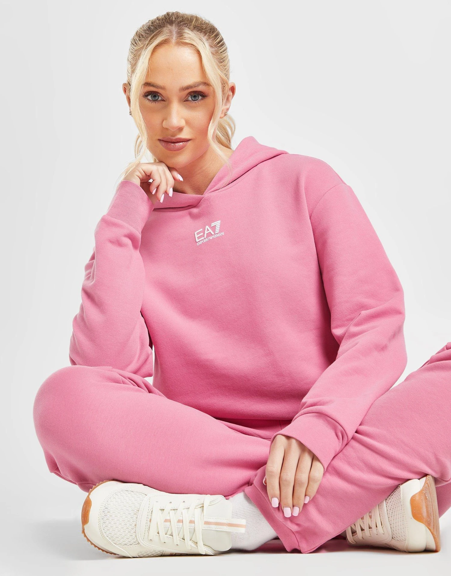 Emporio Armani EA7 Core Logo Hoodie 3 Emporio Armani EA7 Core Logo Hoodie