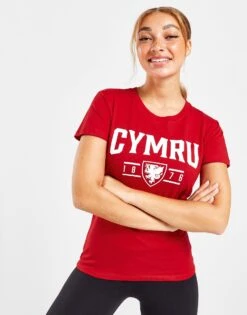 Official Team Wales Cymru Short Sleeve T-Shirt