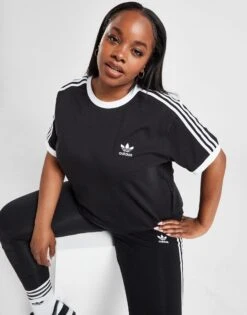 Adidas Originals 3-Stripes California Plus Size T-Shirt