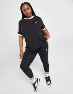 Adidas Originals 3-Stripes California Plus Size T-Shirt -Nike || The North Face || Adidas Originals Shop jd 628439 e