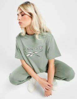 Reebok Classic Logo Crop T-Shirt
