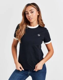 Fred Perry Taped Ringer T-shirt -Nike || The North Face || Adidas Originals Shop jd 632169 d