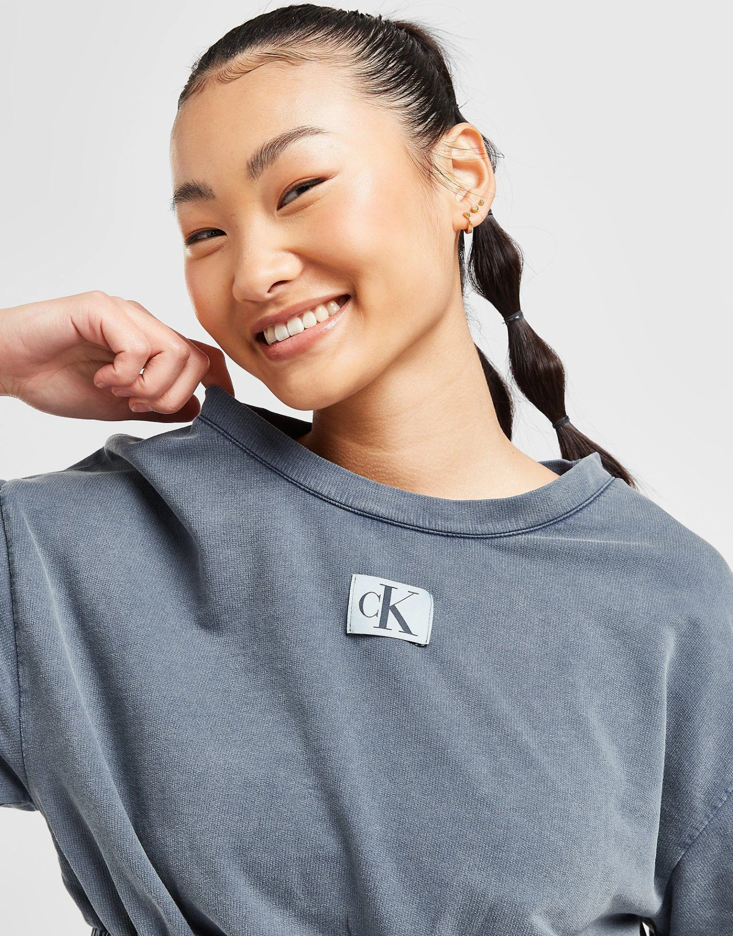 Calvin Klein CK Authentic Cropped T-Shirt 4 Calvin Klein CK Authentic Cropped T-Shirt - Image 2