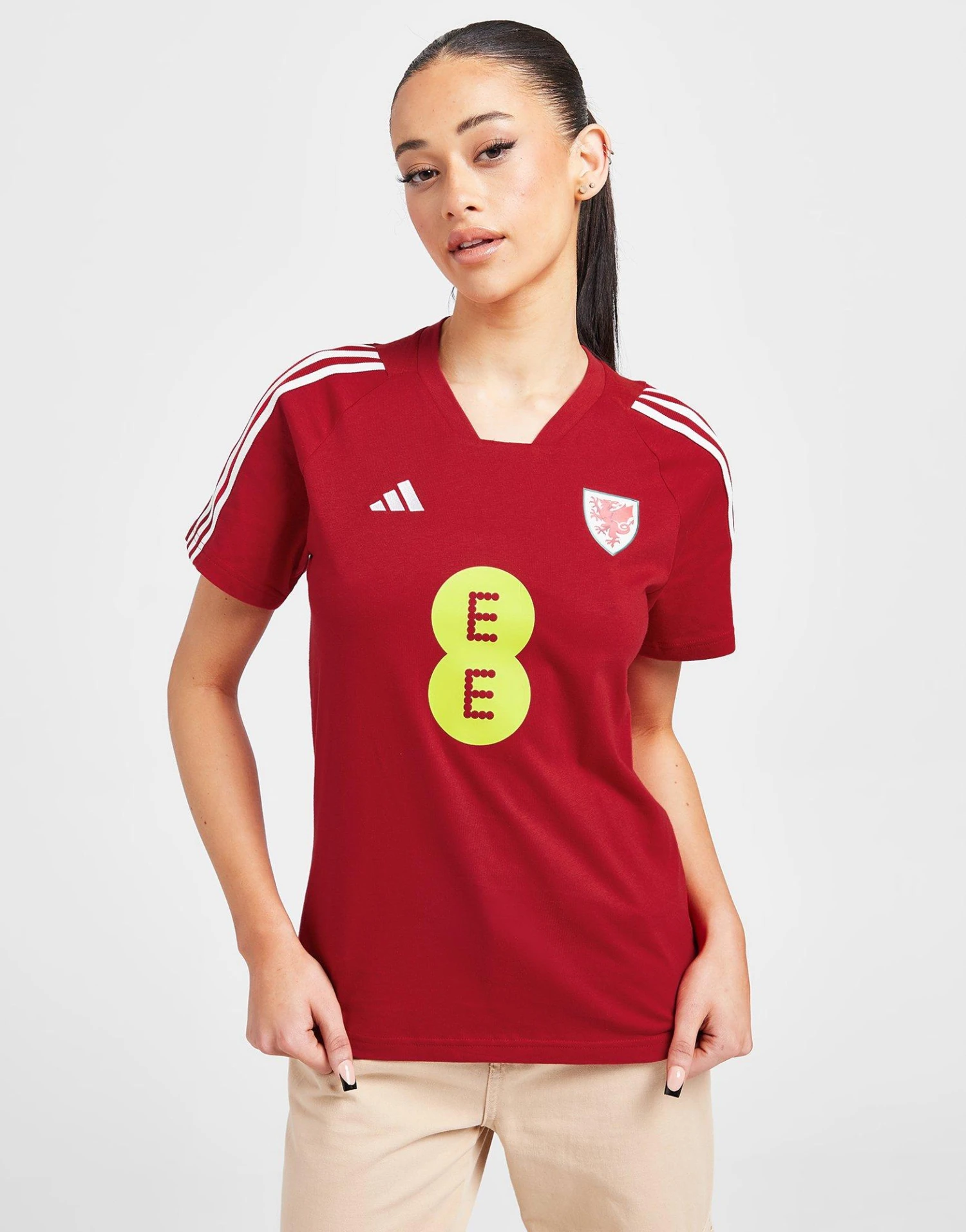 Adidas Wales Tiro 23 T-shirt Women's 3 Adidas Wales Tiro 23 T-shirt Women's