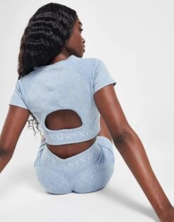 Gym King Results Short Sleeve Crop Top