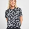 Adidas Originals All Over Print Logo Boyfriend T-Shirt -Nike || The North Face || Adidas Originals Shop jd 644369 a