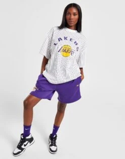 New Era NBA LA Lakers Pin Short Sleeve T-Shirt -Nike || The North Face || Adidas Originals Shop jd 649937 f