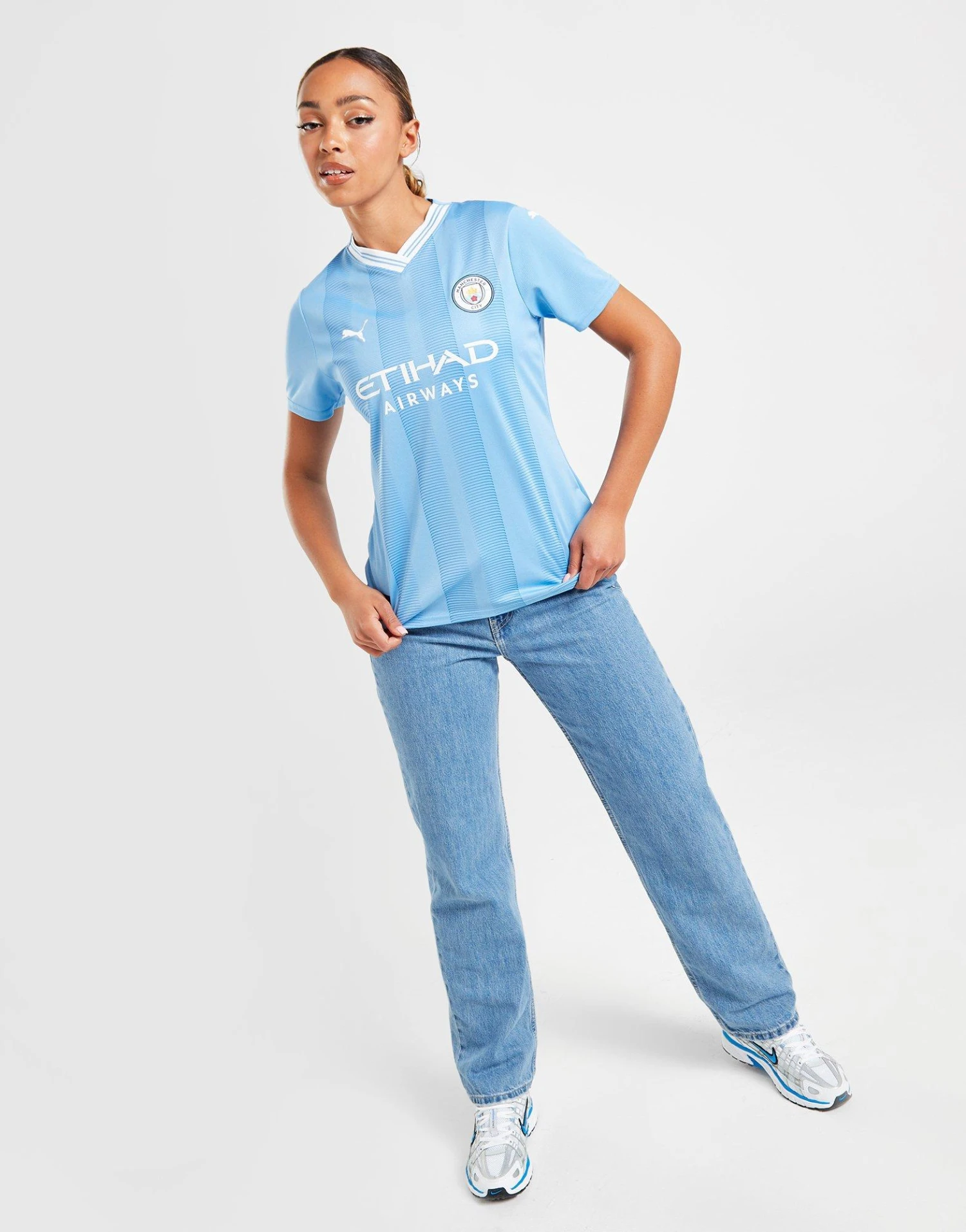 Puma Manchester City Fc 2023/24 Home Shirt Women's 10 Puma Manchester City Fc 2023/24 Home Shirt Women's - Image 8