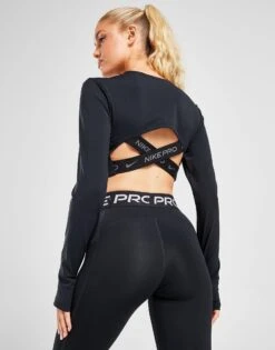 Nike Training Pro Long Sleeve Crop Top -Nike || The North Face || Adidas Originals Shop jd 668460 d