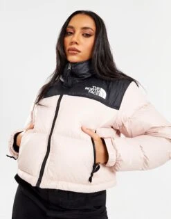 The North Face Crop Nuptse Puffer Jacket