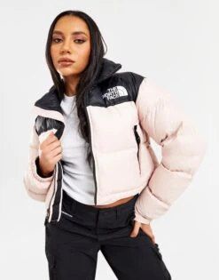 The North Face Crop Nuptse Puffer Jacket -Nike || The North Face || Adidas Originals Shop jd ANZ0025791 e