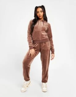 JUICY COUTURE Diamante Velour Zip Hoodie -Nike || The North Face || Adidas Originals Shop jd ANZ0040255 c